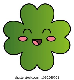 saint patrick clover kawaii character