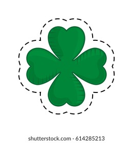 saint patrick clover leaf