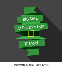 Saint patrick day 6 flat icon illustration