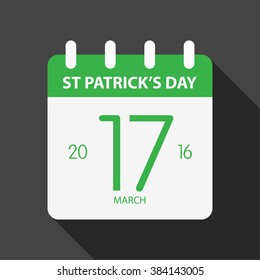 Saint patrick day 7 flat icon illustration