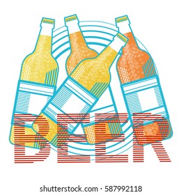 Saint Patrick Day Beer Festival Banner Greeting Card Vector Illustration