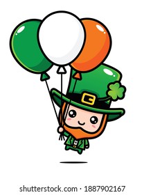 
Saint patrick day cartoon character leprechaun