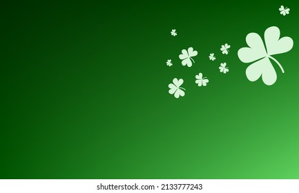 Saint Patrick day clover background