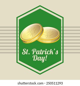 saint patrick day design, vector illustration eps10 graphic 