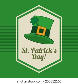 saint patrick day design, vector illustration eps10 graphic 