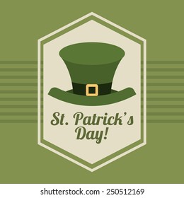saint patrick day design, vector illustration eps10 graphic 