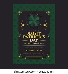 A Saint Patrick Day Event Flyer