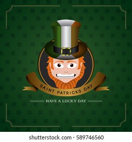 Saint Patrick day graphic design, Vector illustration