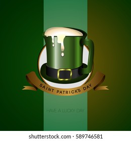 Saint Patrick day graphic design, Vector illustration