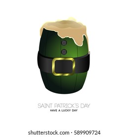 Saint Patrick day graphic design, Vector illustration