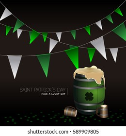 Saint Patrick day graphic design, Vector illustration