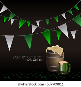Saint Patrick day graphic design, Vector illustration