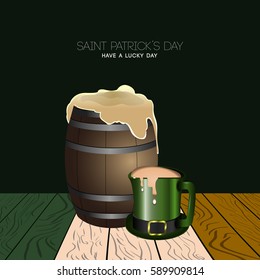 Saint Patrick day graphic design, Vector illustration