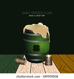 Saint Patrick day graphic design, Vector illustration