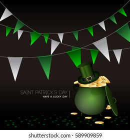 Saint Patrick day graphic design, Vector illustration