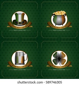 Saint Patrick day graphic designs, Vector illustration