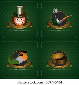 Saint Patrick day graphic designs, Vector illustration