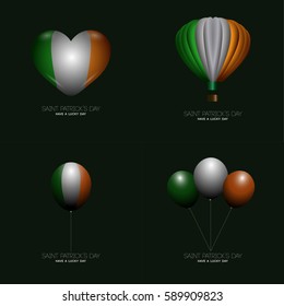 Saint Patrick day graphic designs, Vector illustration