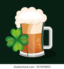 saint patrick day green beer