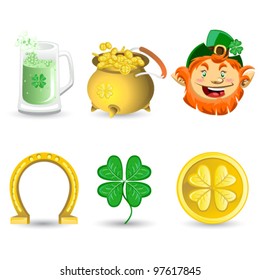 Saint Patrick Day Icons