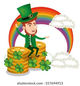 saint patrick day leprechaun character