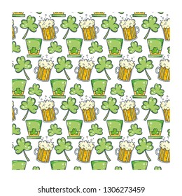saint patrick day pattern background
