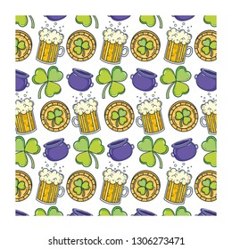 saint patrick day pattern background