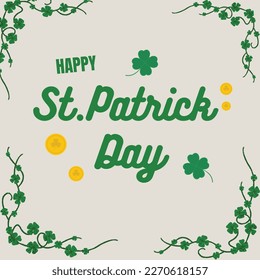 saint patrick day poster for social media post