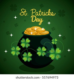 saint patrick day treasure pot