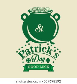 saint patrick day treasure pot