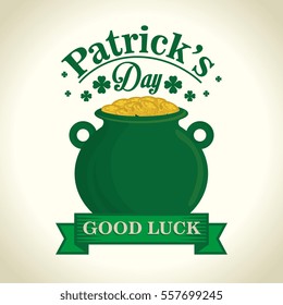 saint patrick day treasure pot