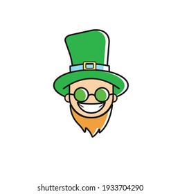 Saint Patrick day vector illustration simple and cheerful