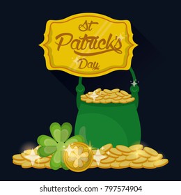 Saint patrick days card