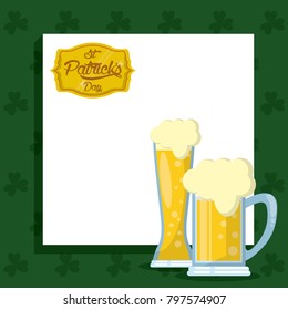 Saint patrick days card