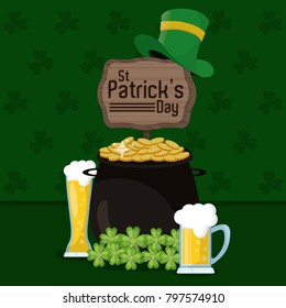 Saint patrick days card
