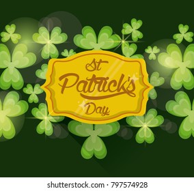 Saint patrick days card