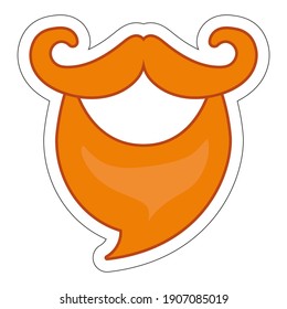 Saint Patrick illustration, green leprechaun, sticker, icon, lucky clover