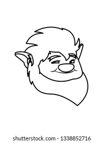 saint patrick lemprechaun head character