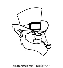 saint patrick lemprechaun head character
