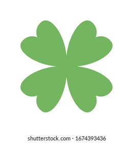 Saint Patrick lucky irish day green clover symbol