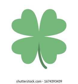 Saint Patrick lucky irish day green clover symbol