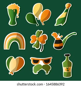 Saint Patrick s Day set. Vector Illustration