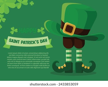 Saint patrick's background, wallpaper, poster, illustration