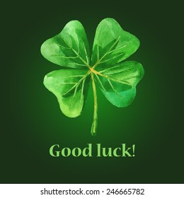 Saint Patrick's card.