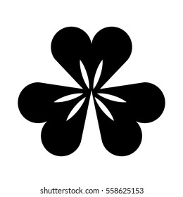 Saint patricks clover icon vector illustration design