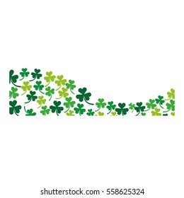 Saint patricks clover icon vector illustration design