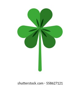 Saint patricks clover icon vector illustration design