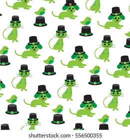 saint patrick's day animal pattern