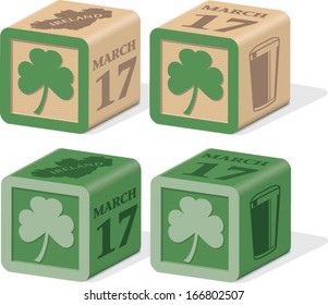 Saint Patrick's Day Baby Blocks