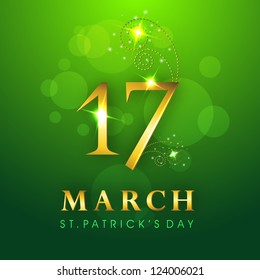 Saint Patrick's Day background or greeting card. EPS 10.